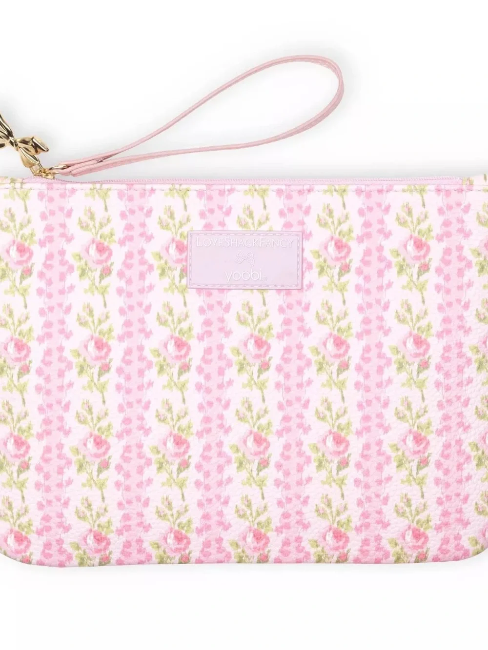 LoveShackFancy Target Blooming Heirloom Zip Pencil Case Strawberry Macaroon